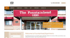 Desktop Screenshot of fountainhead-apartments.com